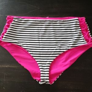 High Waisted Reversible Bikini Bottom by BONGO
